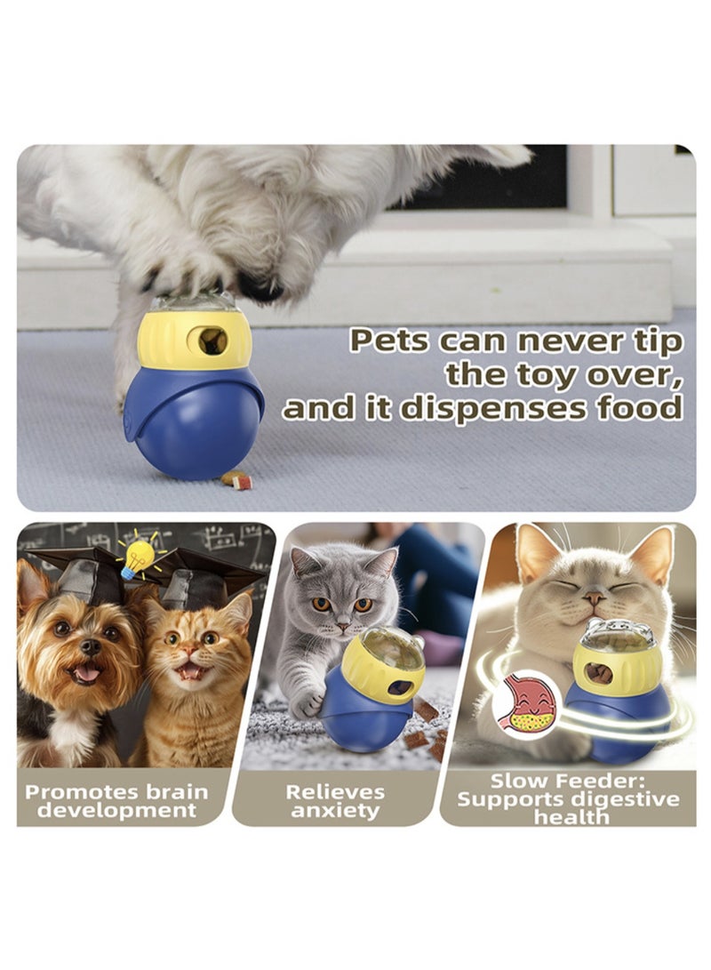 Interactive Pet Food Dispenser, Slow Feeder Toy for Cats tumbler toy and Small Dogs - Image 2