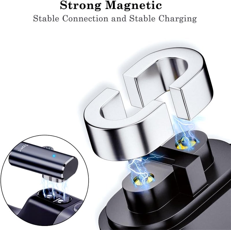 sweguard USB C Shokz Charging Cable Adapter (2 Pack) Type c Charger Cable to Shokz Magnetic Converter Compatible with Shokz Aeropex, OpenRun, OpenRun Pro/Mini, OpenComm 2/UC Charge Plugs, Grey - Image 3