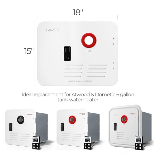 FOGATTI 15 x 18 Inches RV Water Heater White Door ONLY. Door kit for FOGATTI RV Water Heaters, Galvanized Steel - Image 5