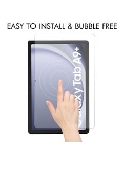 HEXABEX Screen Protector Samsung Tab A9 Plus 11'' Tempered Glass HD Screen Protector for Samsung Galaxy Tab A9 Plus X210/X216 11" Clear  - Image 1