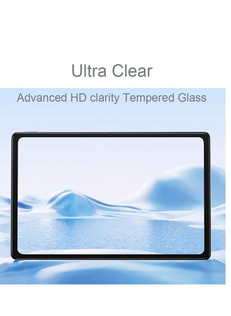 هيكسابيكس واقي شاشة سامسونج تاب A11+/A9+ مقاس 11 بوصة، مصنوع من الزجاج المقوى عالي الدقة، شفاف. - Image 4