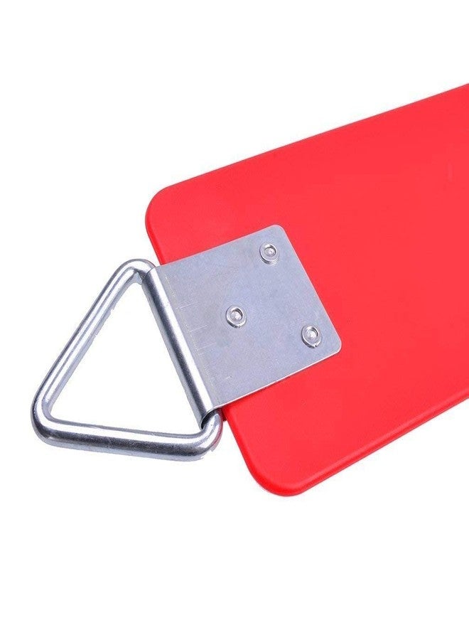 SSD RC SSD Flexible Heavy Duty Swing Seat Set with Metal Triangle Ring for Kids/Adults | Red | Weight Support Upto 300kg (RED02)(Pack of 2) - Image 5