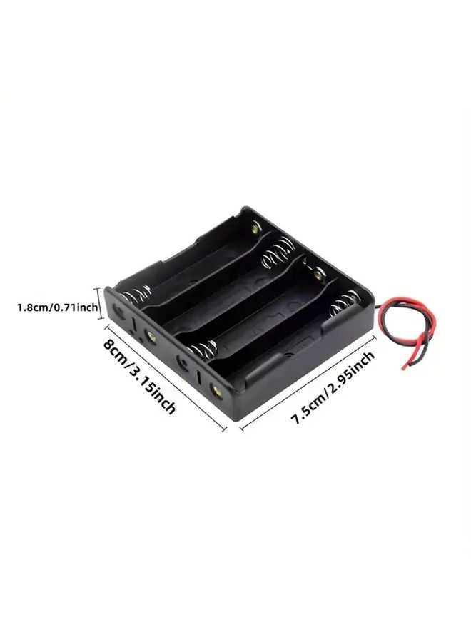 4 Pcs 18650 AA AAA Battery Holder Case with Lead Cable for Safe Charging Storage - Image 5