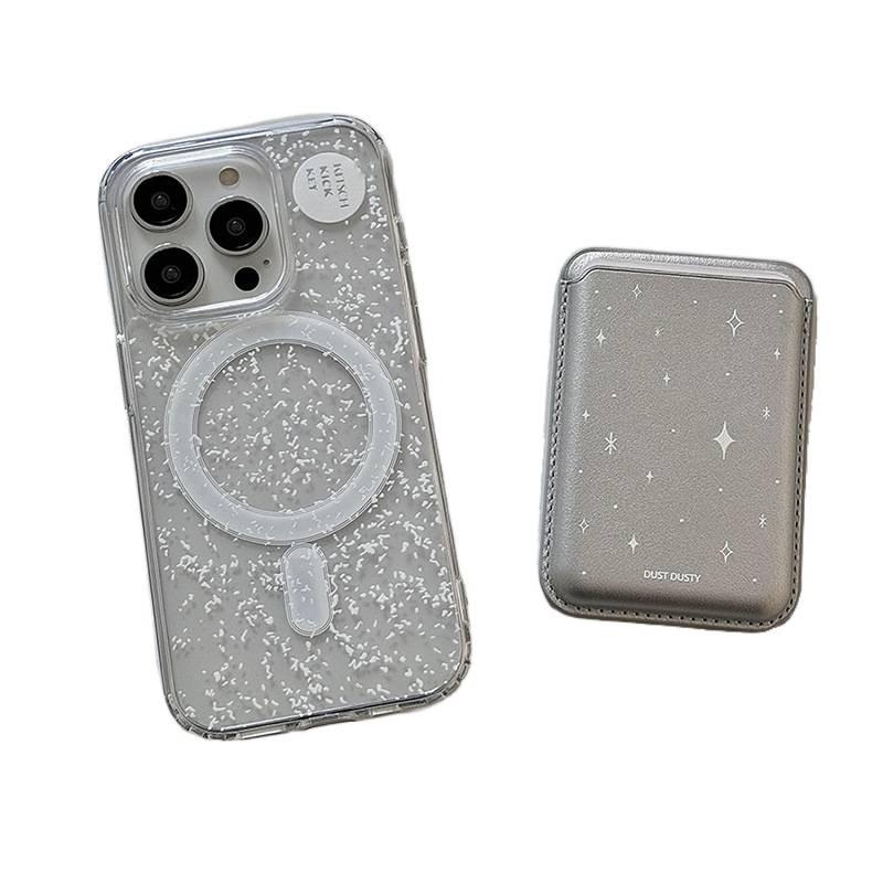 MagSafe Case | Cover for iPhone 17 / 17 Air / 17 Pro / 17 Pro Max | Sparkling Clear TPU | Card Holder - Image 4