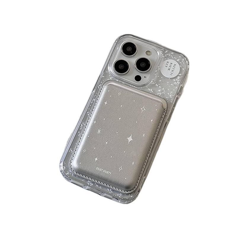 MagSafe Case | Cover for iPhone 17 / 17 Air / 17 Pro / 17 Pro Max | Sparkling Clear TPU | Card Holder - Image 5