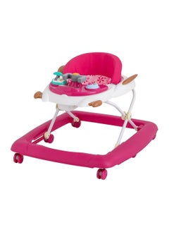 Rally Foldable Soft Cushioned Seat Baby Walker Pink 