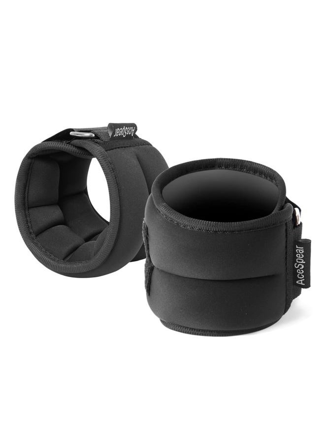 AceSpear Ankle Weights Sets for Men Women Kids 1lb 2lb 3lb 4lb 5lb Leg Weights Arm Wrist Weights Gym for Foot Exercise Training Workout Walking Jogging Yoga (5 lbs x 2) - Image 1