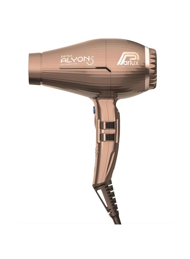 بارلوكس مجفف شعر Parlux ALYON بتقنية مؤين الهواء [قابس أوروبي 220 فولت] برونزي، وحدة واحدة - Image 1