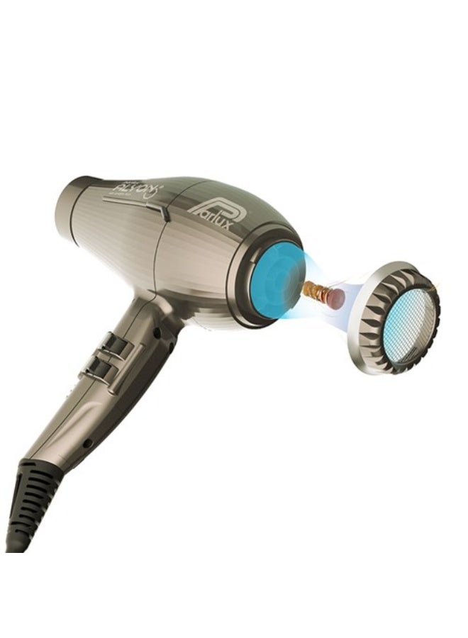 بارلوكس مجفف شعر Parlux ALYON بتقنية مؤين الهواء [قابس أوروبي 220 فولت] برونزي، وحدة واحدة - Image 2