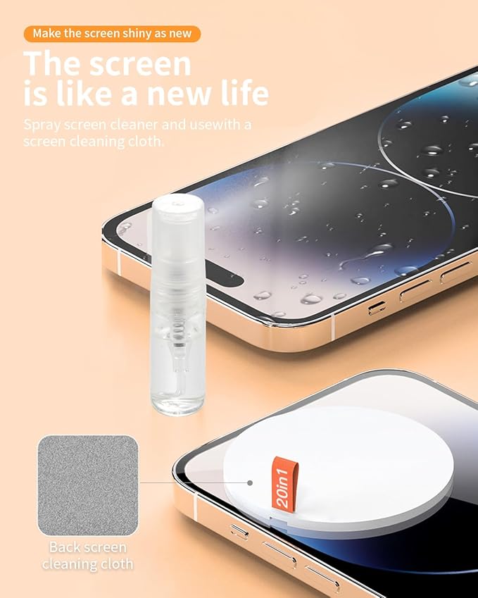 Multifunctional 20-In-1 Electronic Cleaning Kit – Keyboard, Gadget, PC, Laptop, Camera & Headphone Cleaning Tools - Image 3