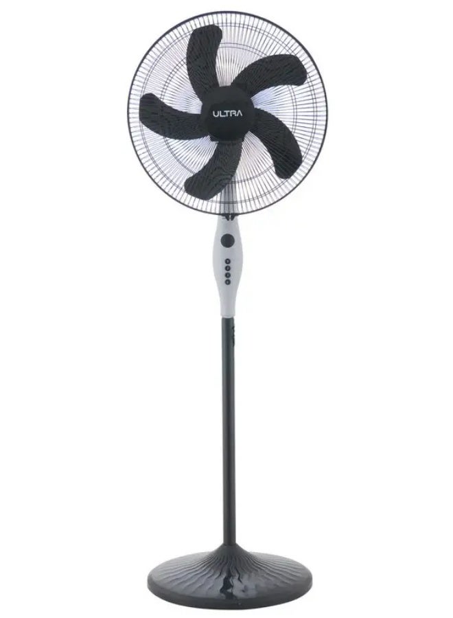 Ultra UFS18E2 Stand Fan, 18 Inch, 3 Speeds - Black Grey - Image 1