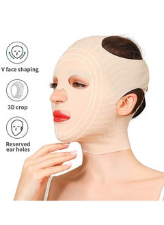 KASTWAVE Sleep Bandage, Full Face Lift, Thin Double Chin, Cheek Chin Slimming Belt Strap Mask, Reusable and Breathable Thin Facial Massage Shaper  - Image 2
