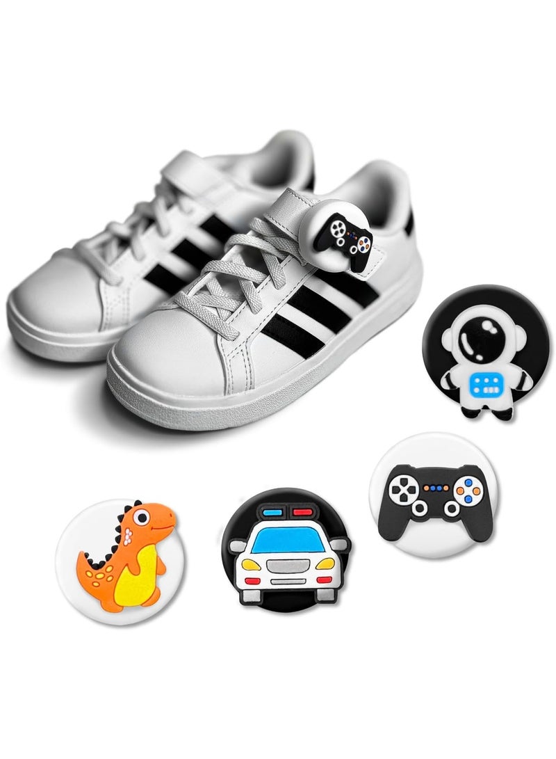 4 Pack for Airtag Shoe Holder for Kids, Cute Silicone Toddler Air Tag Holder for Kids Shoes - Waterproof AirTag Accessories Case for Child - Image 1