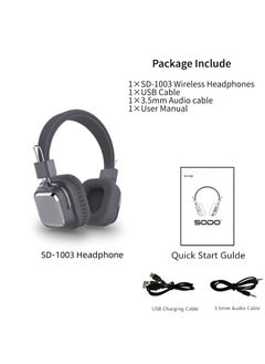 سودو سماعة رأس بلوتوث لاسلكية SODO SD-1003  - Image 4