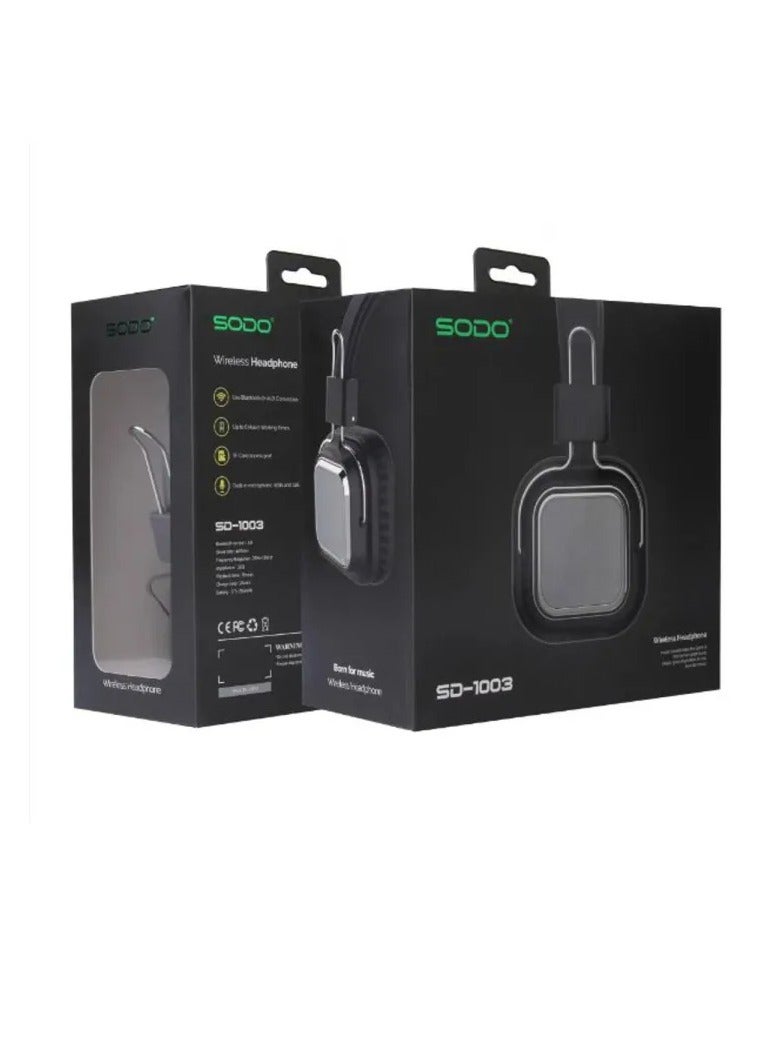 سودو سماعة رأس بلوتوث لاسلكية SODO SD-1003 - Image 2