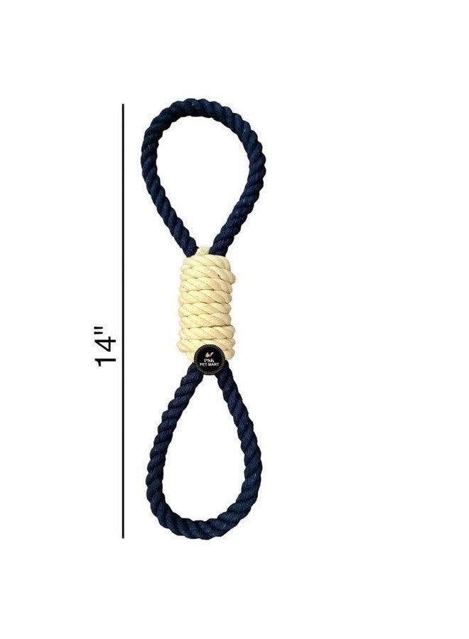 بت ألعاب مضغ جذابة مصنوعة من مزيج من القطن والبوليستر للكلاب البالغة والصغيرة والمتوسطة الحجم، ألعاب مضغ الحبل لإحضار الأشياء وإزالة القلق من الكلاب - Image 5