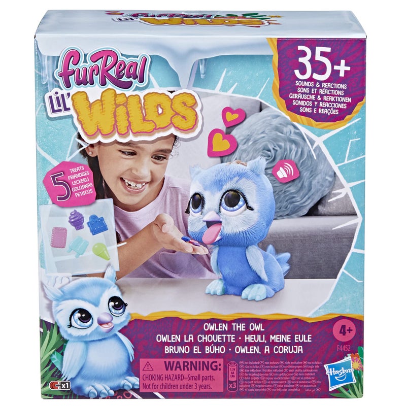FurReal Lilâ€™ Wilds Owlen The Owl Toy, Electronic Pets, with 35+ Sounds and Reactions, Interactive Toys for 4 Year Old Girls and Boys and Up - Image 2