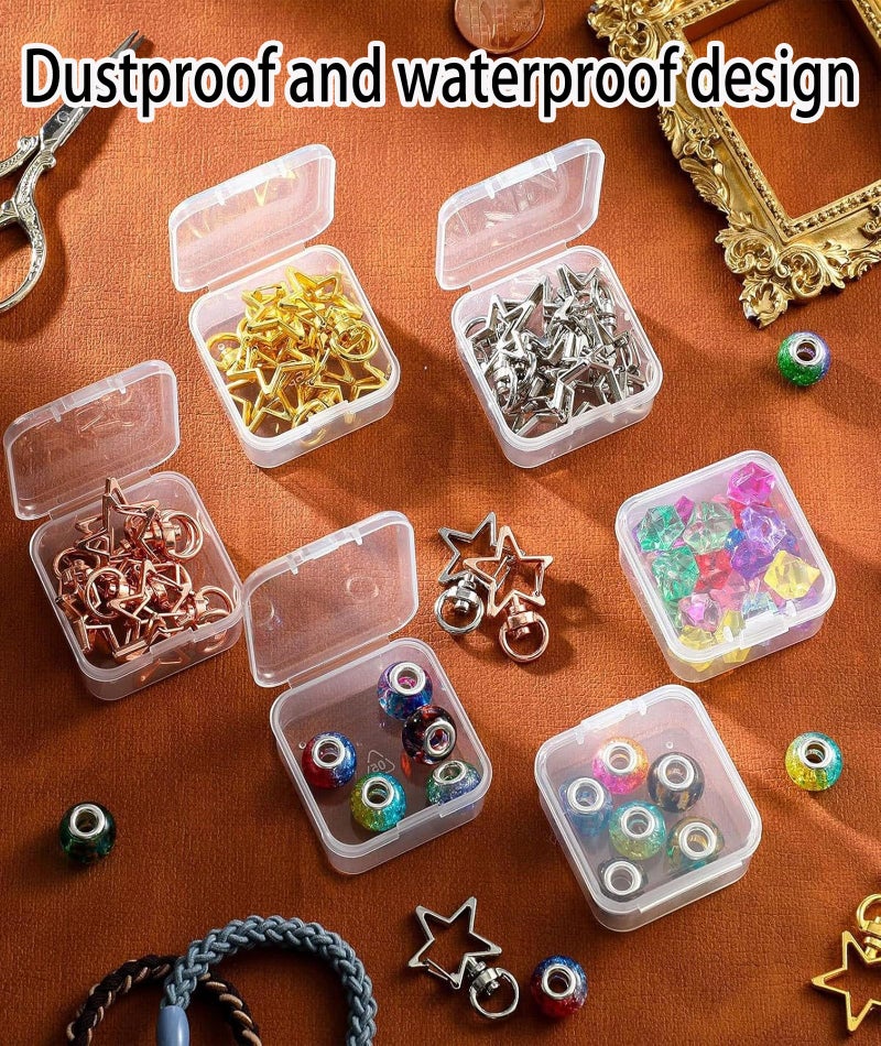 Korvika 15Pcs Jewellery Organisers Box, Acrylic Earring Organizer Box With Multiple Compartments, Clear Jwell Organizer Storage Box For Women, Stackable Jewellery Organiser For Home And Travel - Image 5