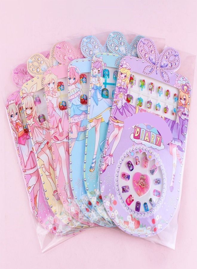 Beautiful Nail Sticker Set Manicure Nail Art Kit for Kids Girls - Image 5