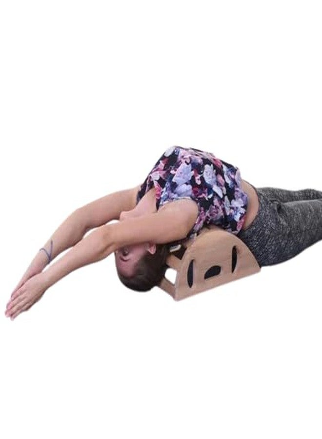 Peelorange Eco Yoga Wooden Back Bender/Back Stretcher (46X30X18 CM - Image 2