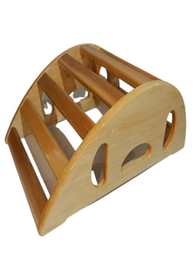 Peelorange Eco Yoga Wooden Back Bender/Back Stretcher (46X30X18 CM - Image 3
