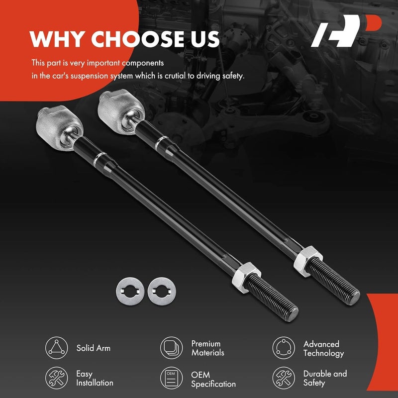 A-Premium Front Inner Tie Rod Ends Set - Image 5