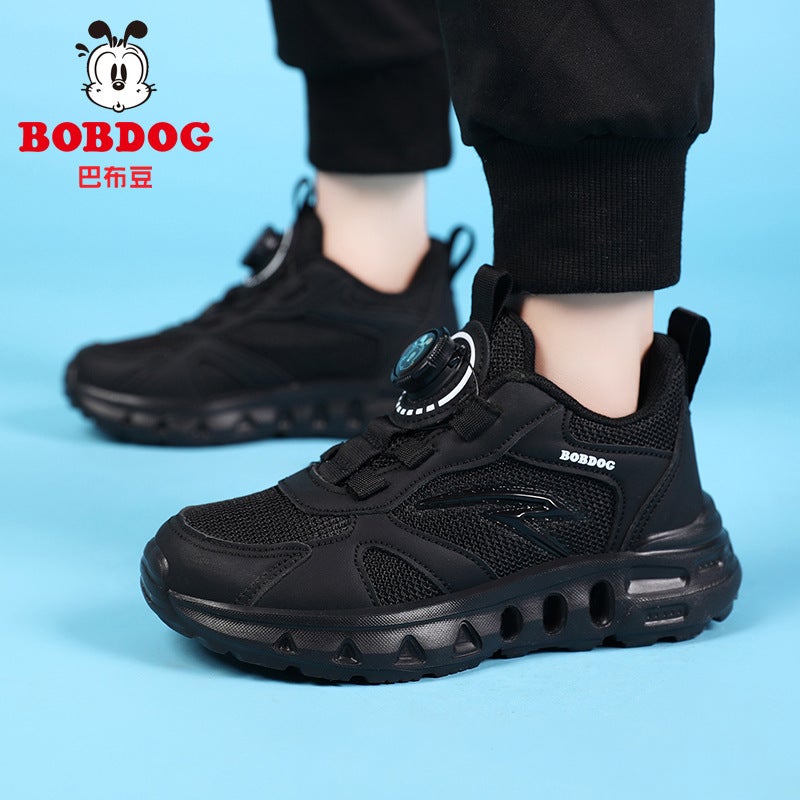 Babu Bean Children'S Shoes Boys Sneaker Mesh Breathable Middle And Large Children'S Running Shoes Swivel Buckle Children'S Shoes - Image 5
