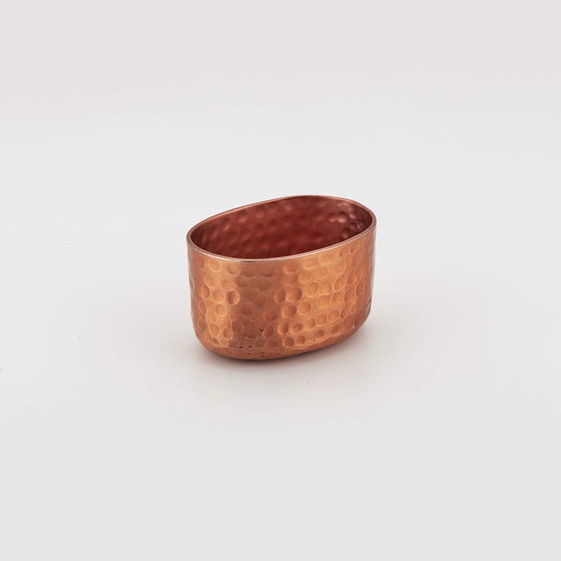 American MetalCraft American Metalcraft ASPC Hammered Aluminum Sugar Packet Holder, Copper, 6-Ounces  - Image 1