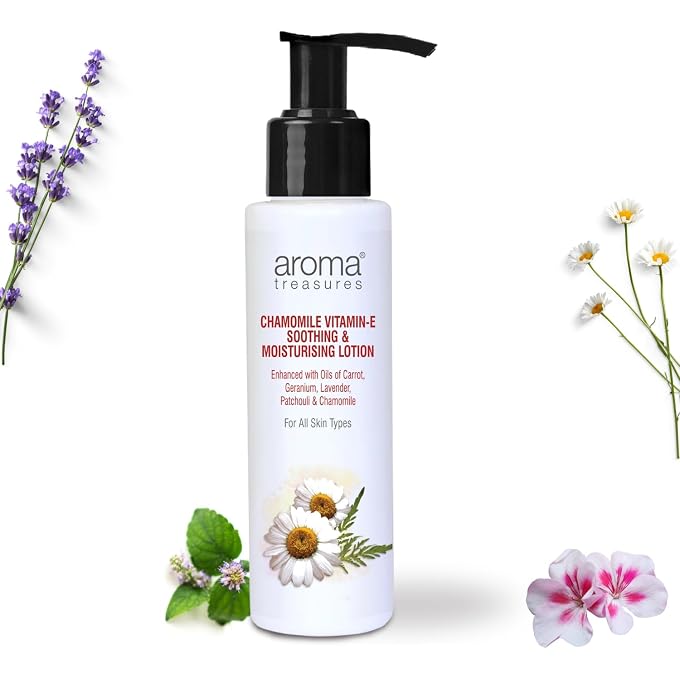 Aroma Treasures Chamomile lotion 100gm - Image 2