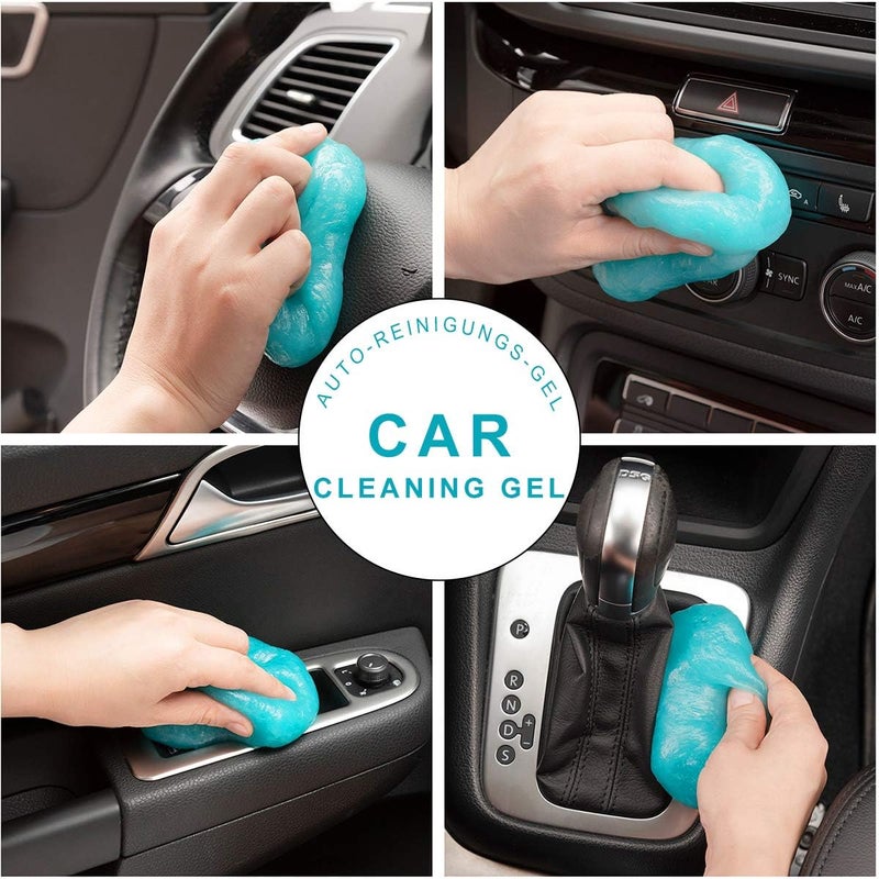 TICARVE Interior Cleaning Gel Cleaner, Soft & Flexible Keyboard Cleaning Clay Dust Cleaner, Environmental Friendly, for Car, Office and Home - Image 3