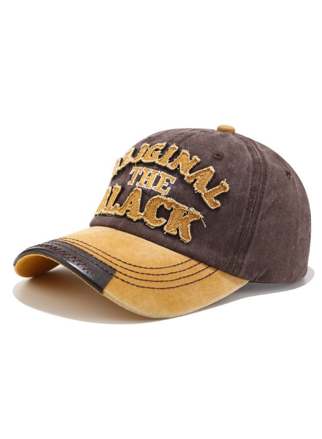 KUYING New Letter Wash Baseball Hat 
