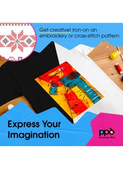 ppd Inkjet Heat Transfer Paper For T-Shirts 40 Sheet Pack Mixed Light And Dark Letter 8.5X11 -  -5-Mix-40  - Image 5