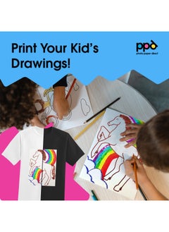ppd Inkjet Heat Transfer Paper For T-Shirts 40 Sheet Pack Mixed Light And Dark Letter 8.5X11 -  -5-Mix-40  - Image 3
