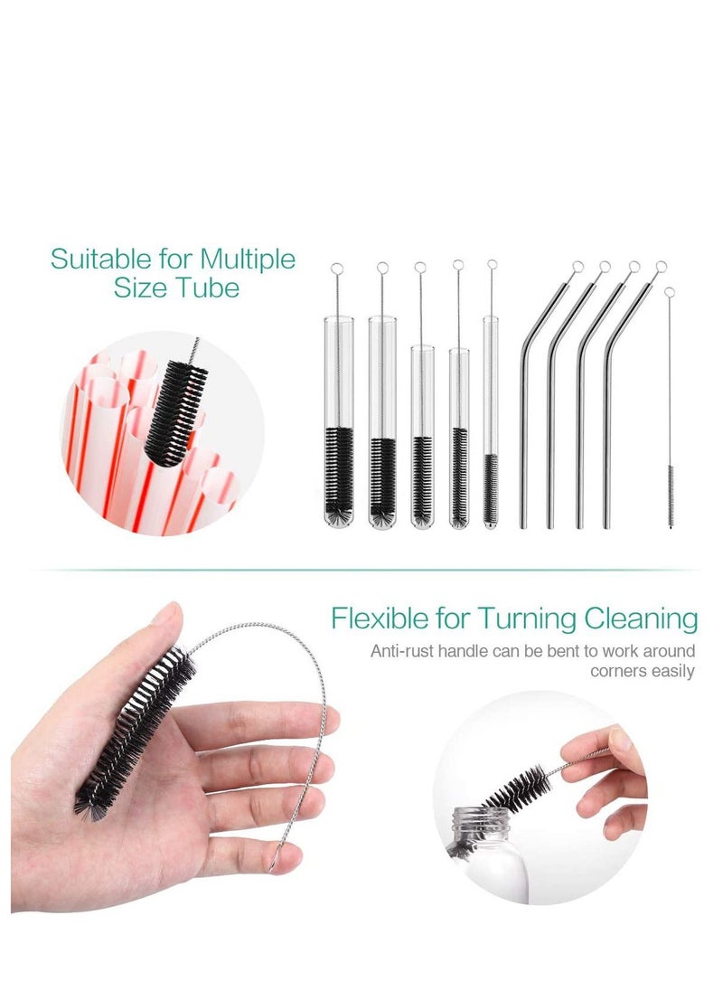 SYOSI Kettle Spout Brush, Teapot Nozzle Brush Set Bottle Tube Brush, Pipe Cleaner Glasses Straw Coffee Machine Cleaning Brushes  - Image 4