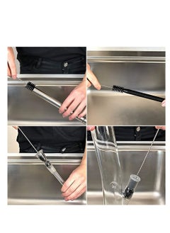 SYOSI Kettle Spout Brush, Teapot Nozzle Brush Set Bottle Tube Brush, Pipe Cleaner Glasses Straw Coffee Machine Cleaning Brushes  - Image 3