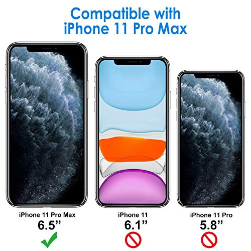 JETech Case for iPhone 11 Pro Max 65Inch NonYellowing Shockproof Phone Bumper Cover AntiScratch Clear Back Clear - Image 3