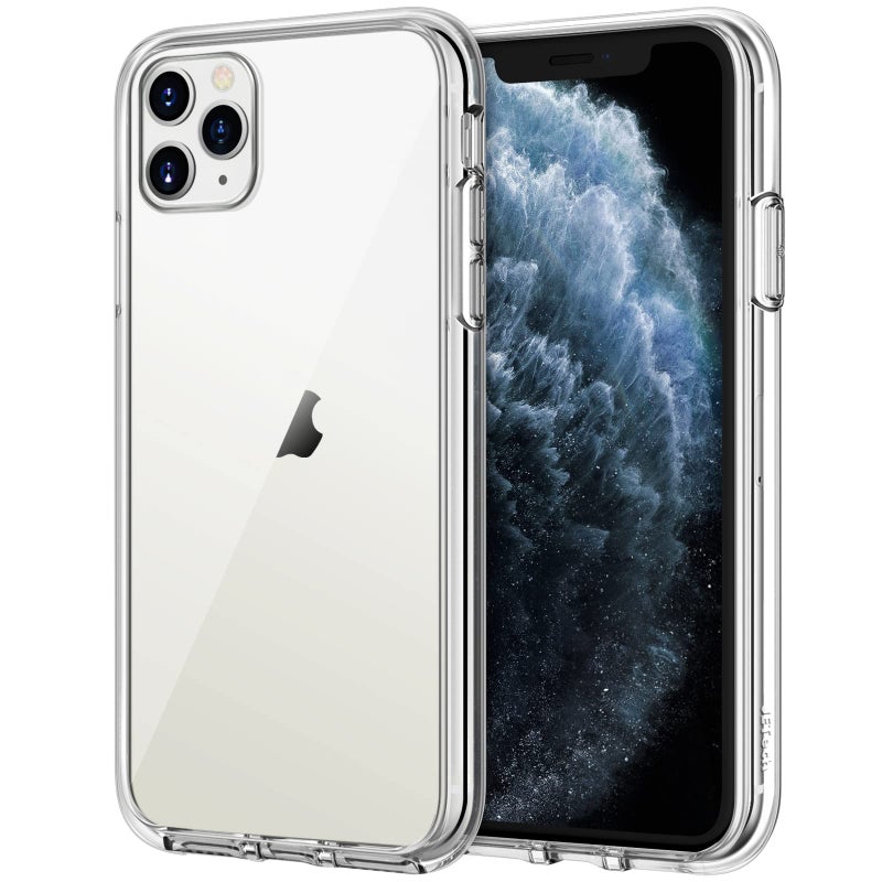 JETech Case for iPhone 11 Pro Max 65Inch NonYellowing Shockproof Phone Bumper Cover AntiScratch Clear Back Clear - Image 2