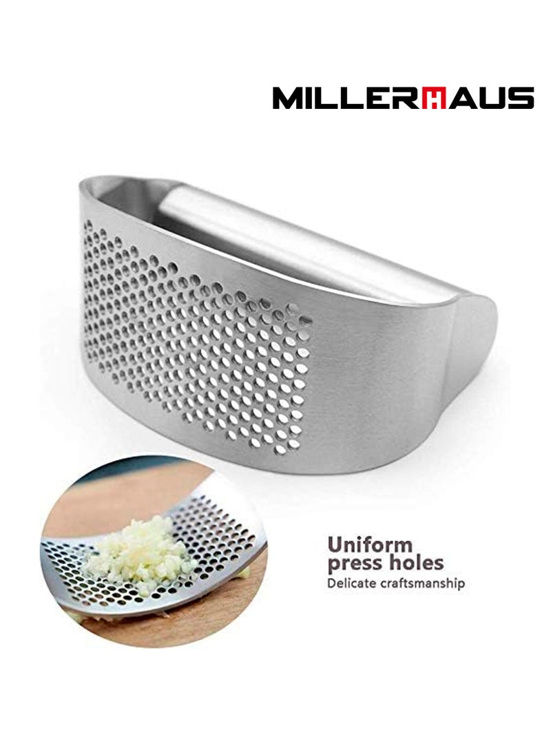 MILLERHAUS Millerhaus Garlic Crusher  Kitchen Tools  Stainless Steel  - Image 4
