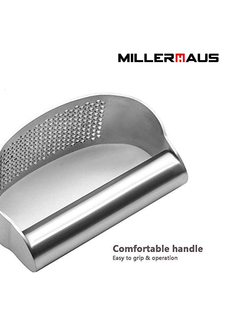 MILLERHAUS Millerhaus Garlic Crusher  Kitchen Tools  Stainless Steel  - Image 5