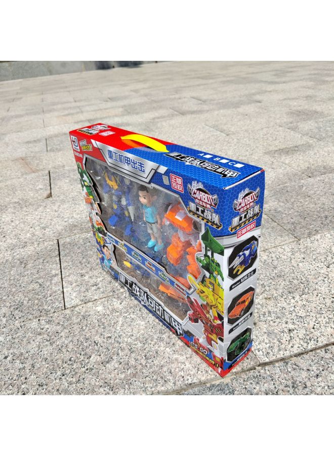 Children's Mecha Toy Cafe Car God Suit Boy Educational Interactive Toy Gift Box Training Organization Gift Wholesale-Color:Kabao Car God Set Will Be Randomly Distributed 398-19 - Image 4
