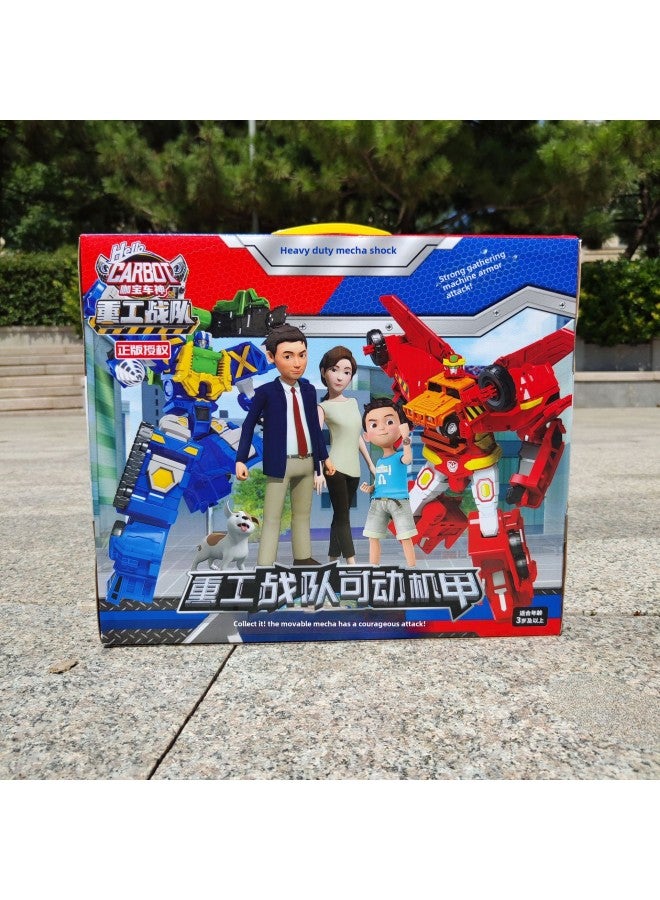 Children's Mecha Toy Cafe Car God Suit Boy Educational Interactive Toy Gift Box Training Organization Gift Wholesale-Color:Kabao Car God Set Will Be Randomly Distributed 398-19 - Image 5