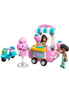 LEGO LEGO Candyfloss Stand And Scooter - Building Set - Includes 2 Character Mini Dolls, Wheelable Food Cart And Accessories 42643  - Image 2