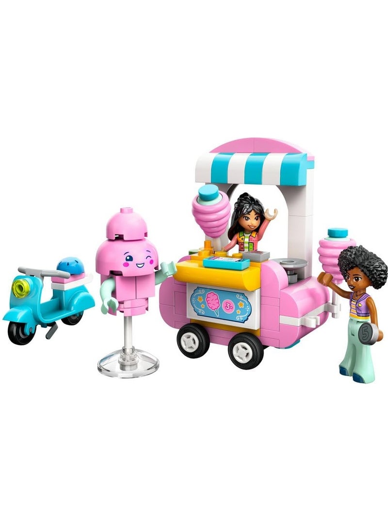 LEGO - LEGO Candyfloss Stand And Scooter - Building Set - Includes 2 Character Mini Dolls, Wheelable Food Cart And Accessories 42643 - Image 1