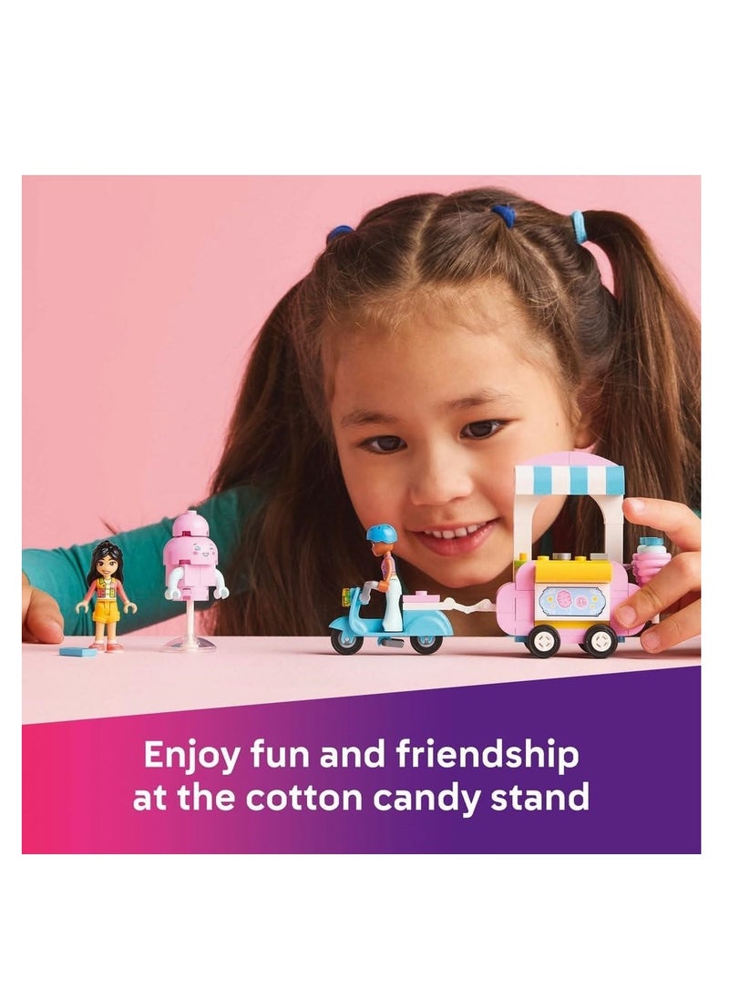 LEGO - LEGO Candyfloss Stand And Scooter - Building Set - Includes 2 Character Mini Dolls, Wheelable Food Cart And Accessories 42643 - Image 1