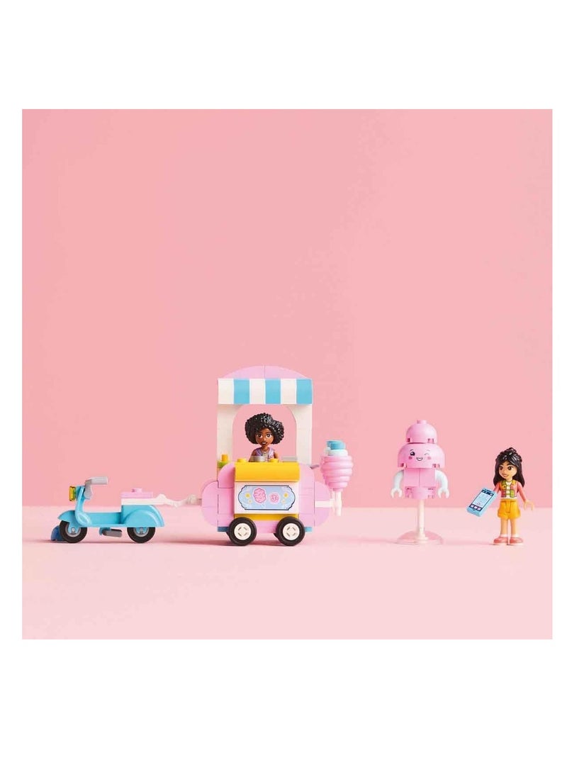 LEGO - LEGO Candyfloss Stand And Scooter - Building Set - Includes 2 Character Mini Dolls, Wheelable Food Cart And Accessories 42643 - Image 1