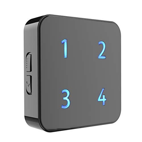 HTZSAFE Extra Wireless Plug-in Receiver for HTZSAFE Solar Alarms- Up to 4 Zones and Each Zone has 35 Optional Melodies- 4 Adjustable Volume Levels - Image 1