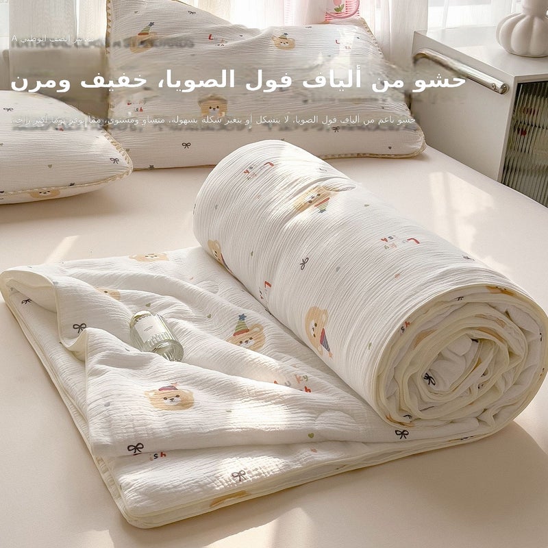 Sky Dream Cotton Towel Blanket - Soft, Breathable & Multi-Functional for Summer - Image 4