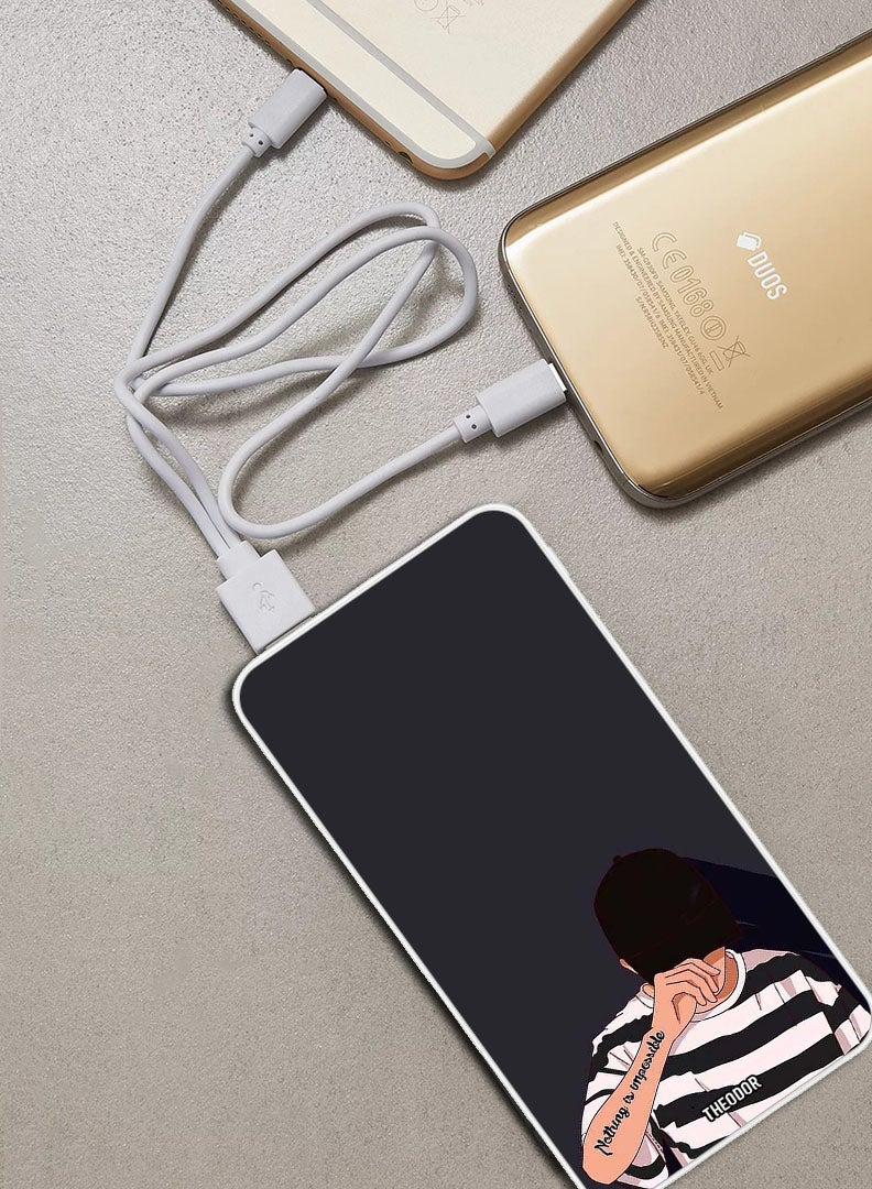 Theodor 10,000 mAh Super Fast Charging Ultra Compact Power Bank with Quick Charge & Power Delivery, Portable Charger For iPhone and Android Nothing Is Impossible 1 - Image 2