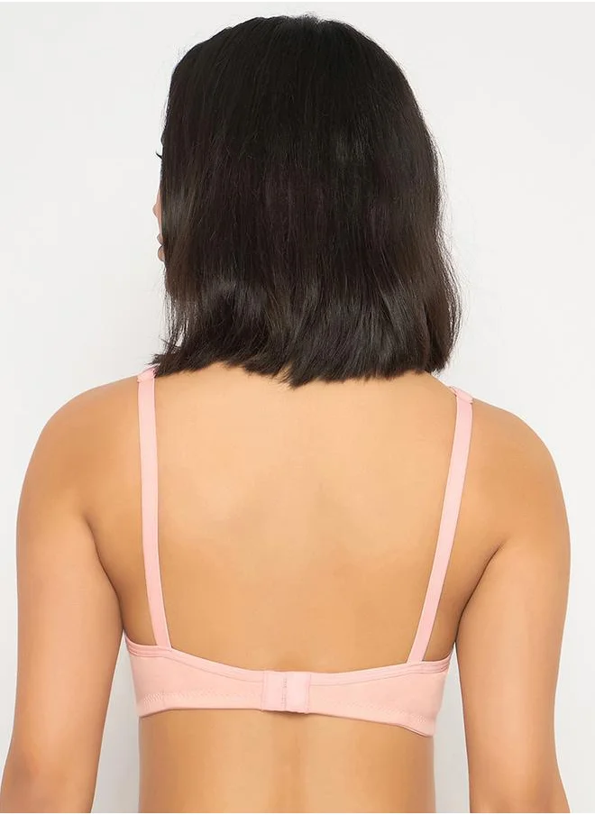 كلوفيا Clovia Pack of 2 - Solid Non-Padded Non-Wired Full Coverage T-Shirt Bra