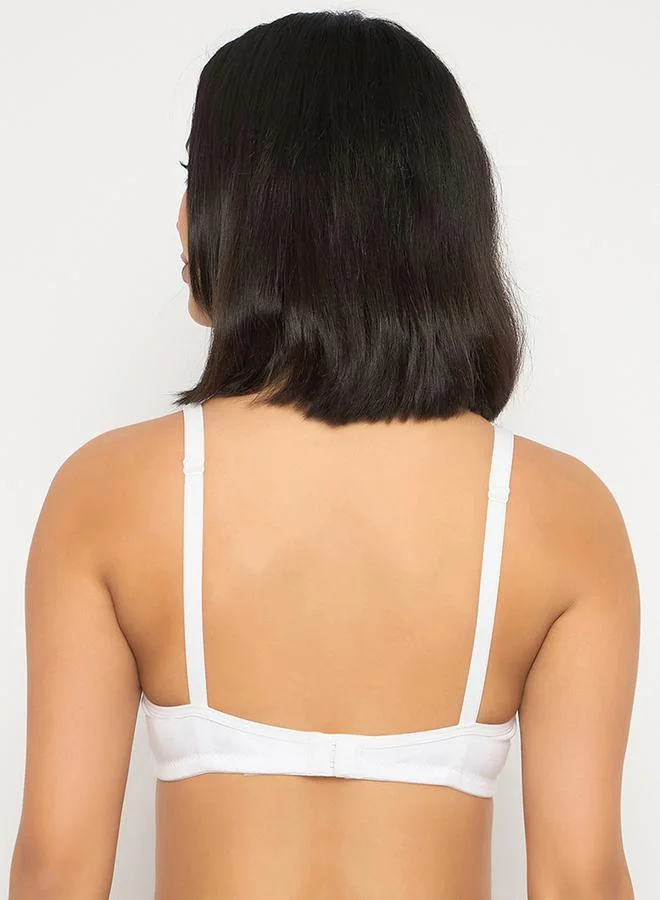 Clovia Clovia Pack of 2 - Solid Non-Padded Non-Wired Full Coverage T-Shirt Bra